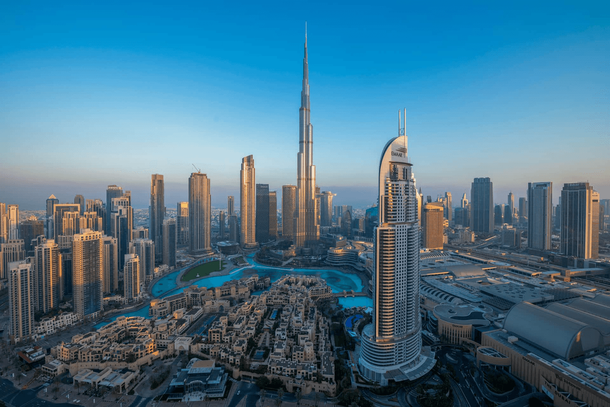 Burj Khalifa and Dubai Skyline